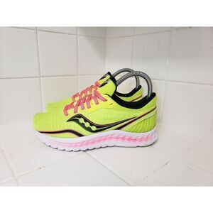Saucony Kinvara 11 Women's Athletic Running Shoes Sneakers Size 5 Citron